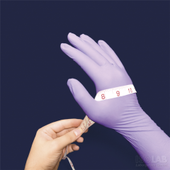 ISOLAB 080.16.003 eldiven - nitril - ekstra kalınlıkık - büyük boy - 100 ad/kutu