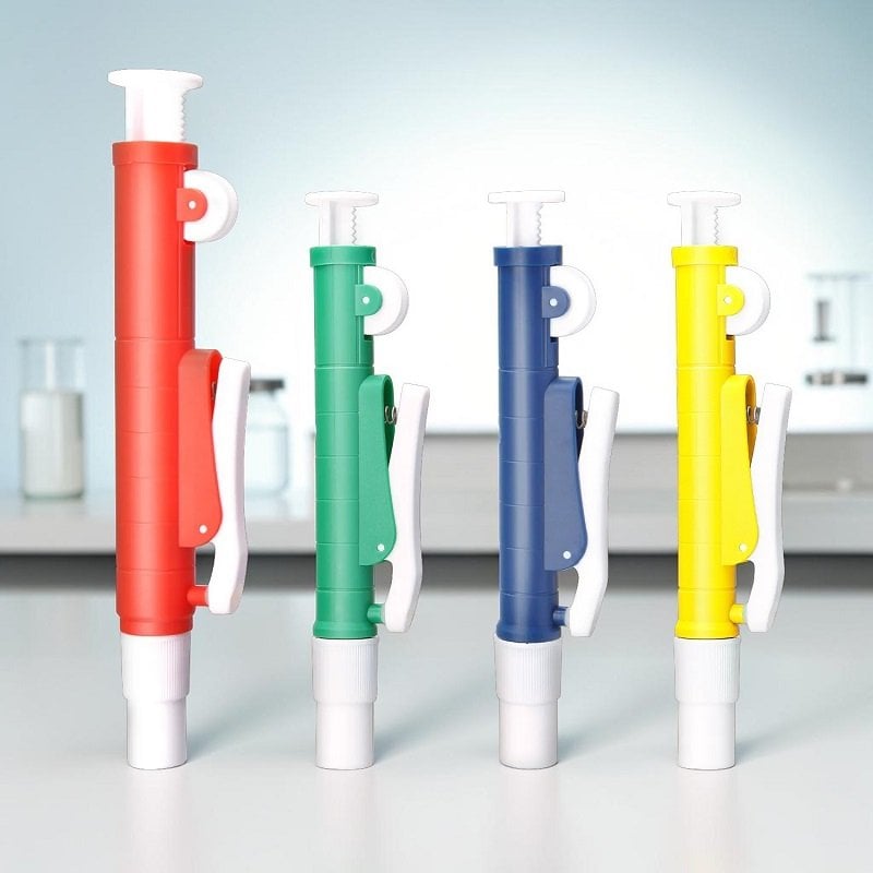 DLAB Levo E pipet pompası manuel laboratuvar pipet cihazı