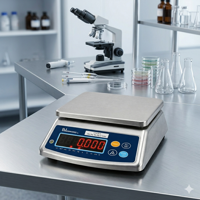 Dikomsan ATW-SS-6 paslanmaz tartım terazisi 6 kg IP68 su geçirmez