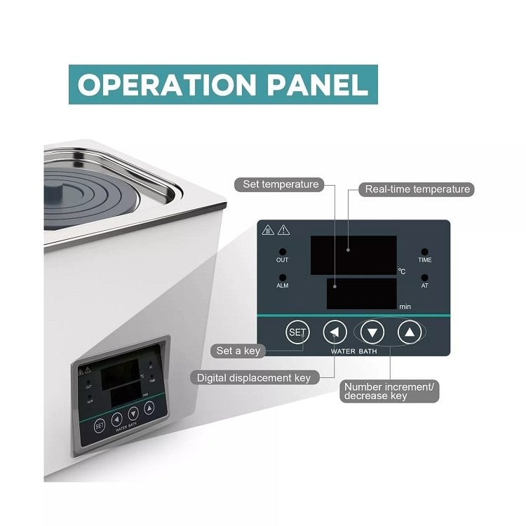 JOANLAB WB100-1C Dijital Termostatlı Laboratuvar Su Banyosu 3L