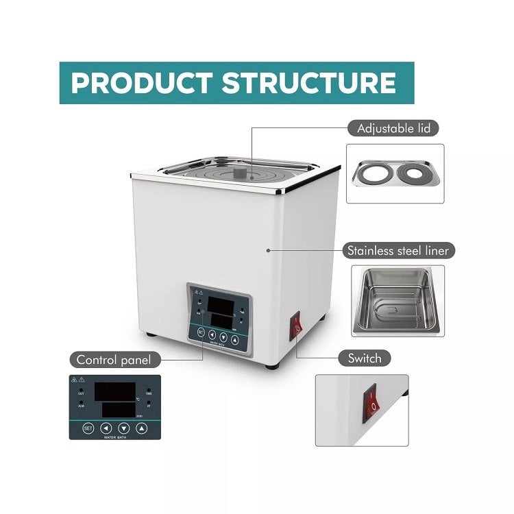 JOANLAB WB100-1C Dijital Termostatlı Laboratuvar Su Banyosu 3L
