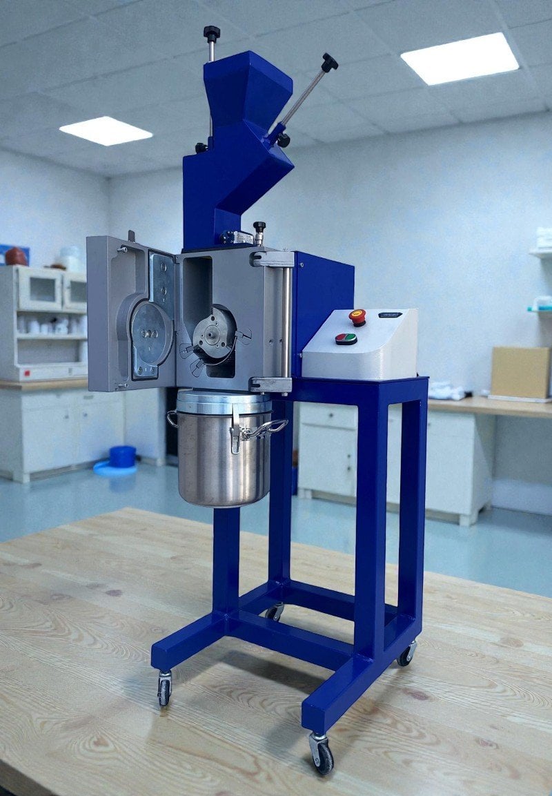 RAM200 bıçaklı öğütücü – laboratuvar tipi ıslak ve kuru öğütme sistemi.