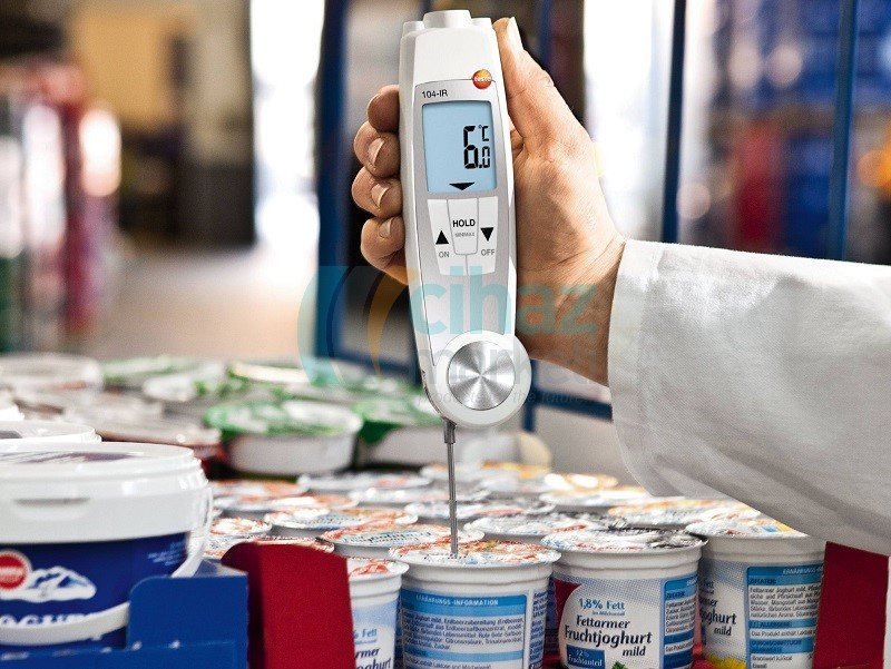 Testo 104-IR Lazerli ve Problu Gıda Termometresi