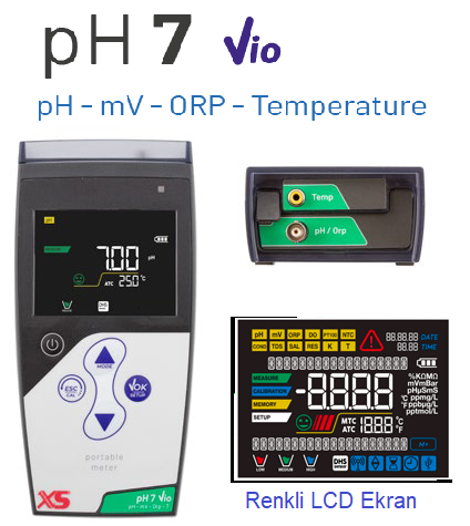 XS Instruments pH 7 Vio Taşınabilir pH Metre