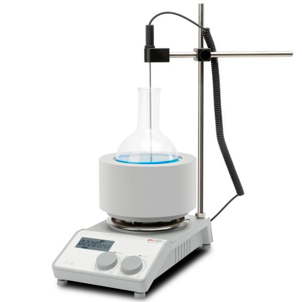DLAB MS-H280-F500 Mantolu Isıtıcılı Manyetik Karıştırıcı 200 ~ 1.500 rpm / 25 ~ 280 °C / 500 mL Balon İçin