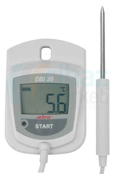 Ebro EBI 20-TE1 (Harici Problu) Sıcaklık Kaydedici Data Logger