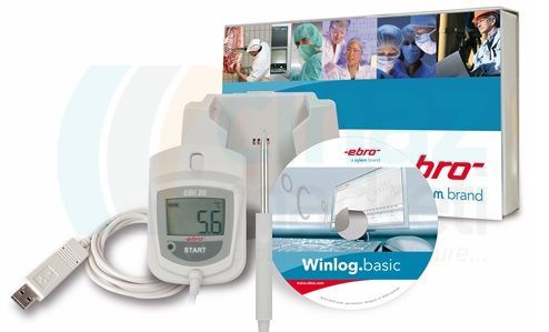 Ebro EBI 20-TE1 SET (Kaydedici+Program+Arayüz) Sıcaklık Kaydedici Data Logger