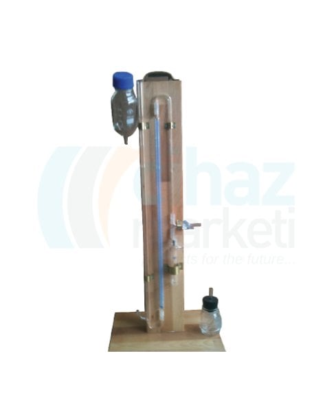 Çalışkan Cam Teknik LG028.13.0100 Kalsimetre (Schibler tipi) Büret 100 ml, Seviye şişesi 250 ml