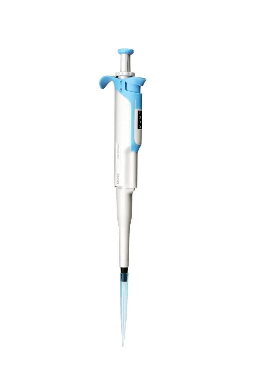 DLAB HiPette Tek Kanallı ‘Ayarlanabilir Hacimli’ Pipet 100-1000μl