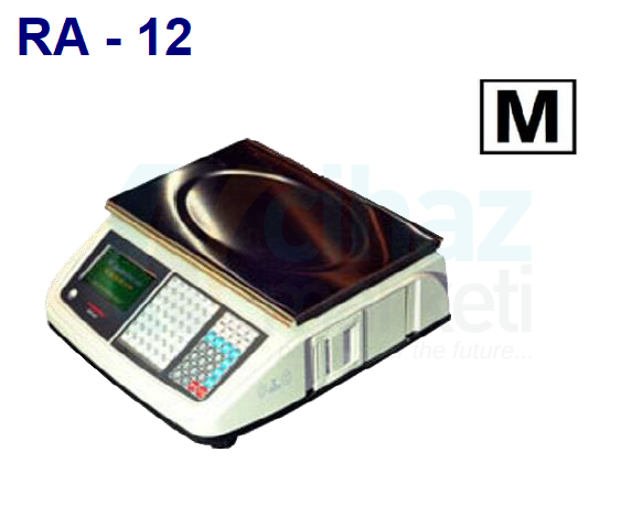 Dikomsan RA-12-15 Boyunsuz Barkodlu Terazi 15 kg / 2 g & 5 g