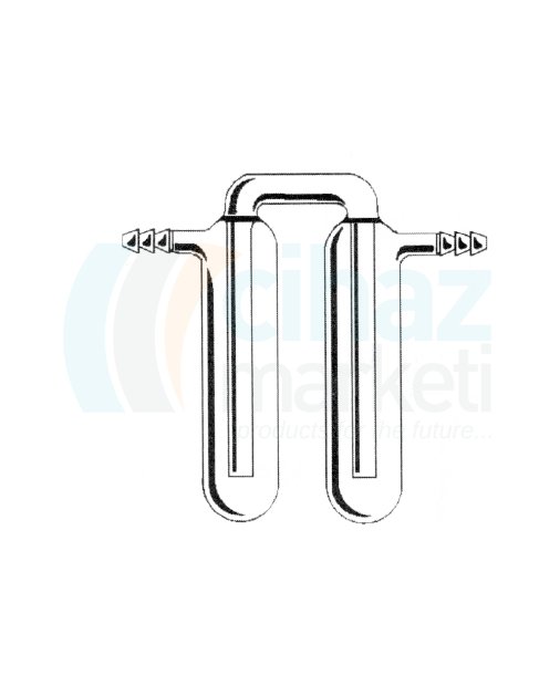 Çalışkan Cam Teknik LG028.15.0005 Bubbler, İkili Tüm ebatlar kullanıcı tarıfından belirlenecektir.