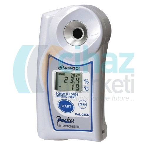 Atago PAL-03CS Tuzlu Su, Buz Konsantrasyon ve Donma Noktası Ölçüm Refraktometresi