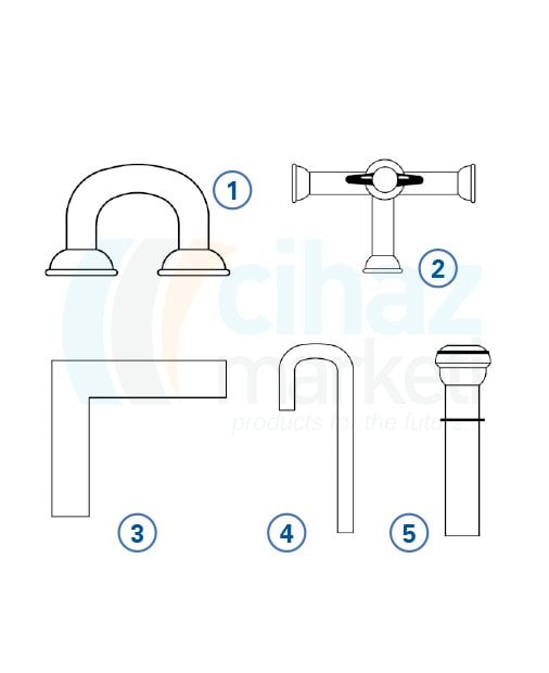 Çalışkan Cam Teknik LG028.19.0006 İmpinger Bağlantı Parçaları Model NO:4, 10mm