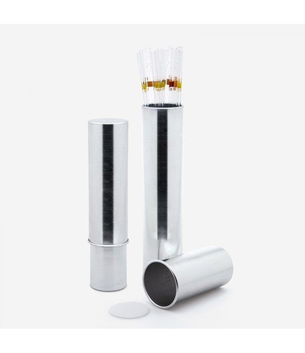 ISOLAB 022.03.002 pipet kutusu - aluminyum - 60 mm çap - 145 / 235 mm H