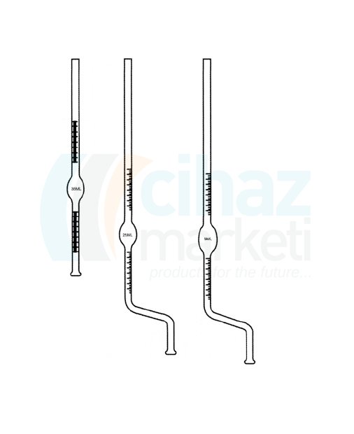 Çalışkan Cam Teknik LG028.20.0002 Stalogmometre 2 ml Hacim