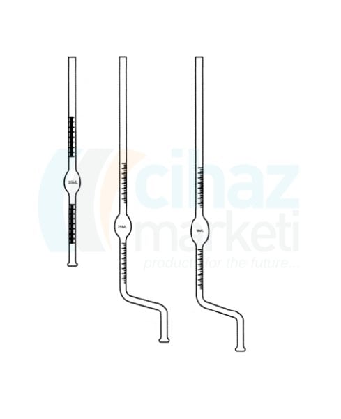 Çalışkan Cam Teknik LG028.20.0065 Stalogmometre 6.5 ml Hacim