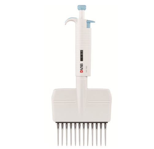 DLAB MicroPette Plus 12 Kanallı ‘Ayarlanabilir Hacimli’ Pipet 5-50μl