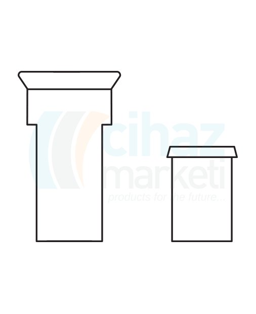 Çalışkan Cam Teknik LG028.25.0002 Soxhlet Extraksiyon Beheri (Yağ Beheri) 52mmx80mm Çap * Boy
