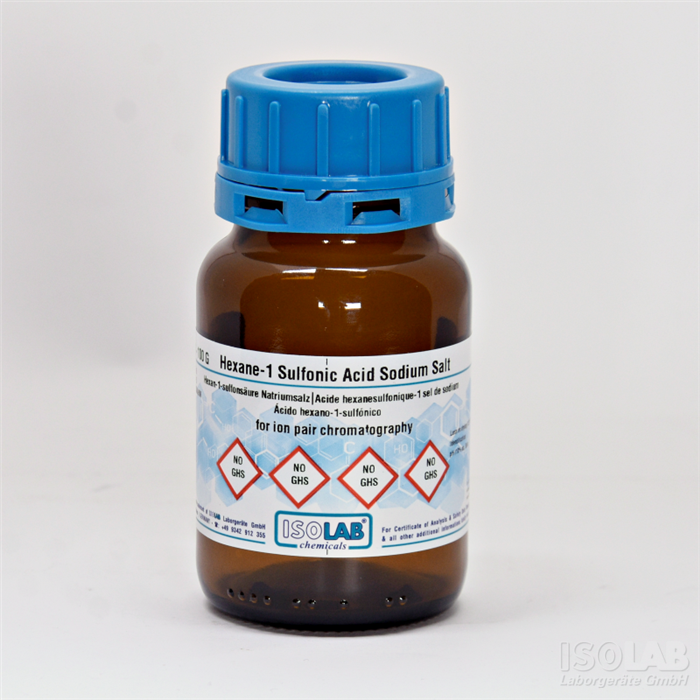 ISOLAB 930.03P.0101 1-HEXANESULFONIC ACID SODIUM SALT ≥99.0% FOR ION PAIR CHROMATOGRAPHY