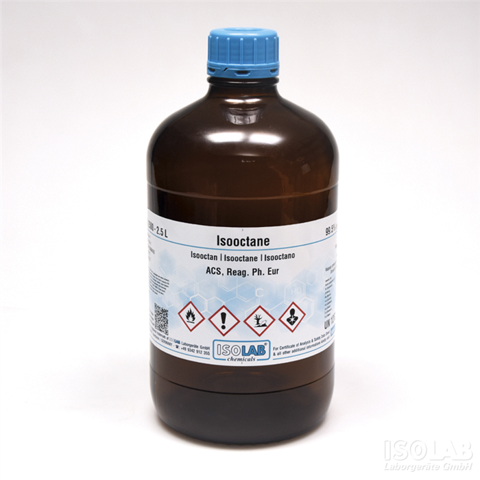 ISOLAB 936.037.2501 ISOOCTANE ≥ 99%, FOR LIQUID CHROMATOGRAPHY