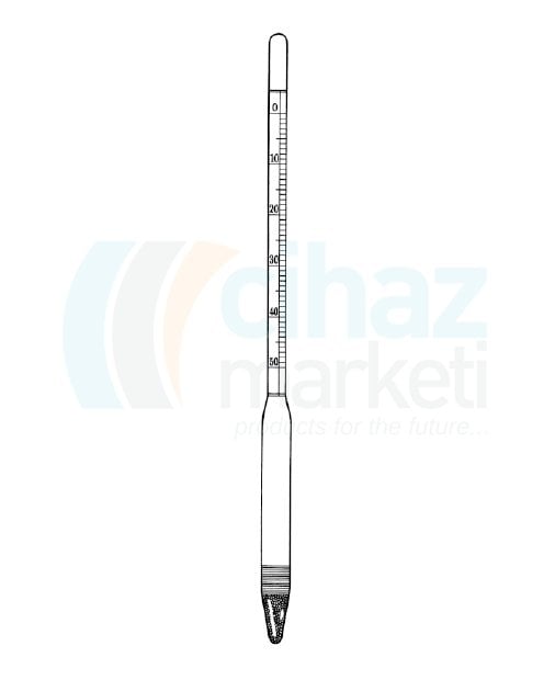 Çalışkan Cam Teknik LG029.06.0070 Bome 0 - 70 Ölçüm Aralığı (1 ºBè)