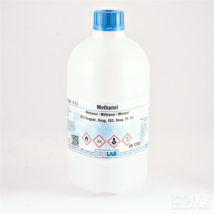 ISOLAB 947.046.2500 METHANOL ≥ 99.8%, ACS REAGENT, REAG. ISO, REAG. PH. EUR.