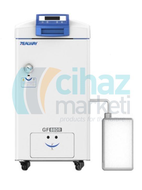 Zealway GF-54DF Dik Tip Otoklav 54 Litre