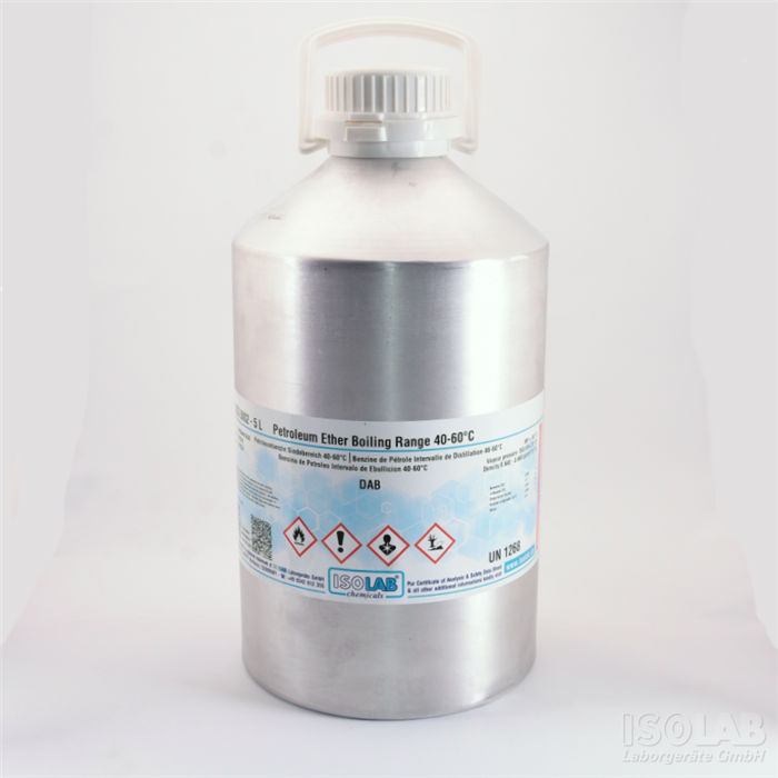 ISOLAB 959.033.5002 PETROLEUM ETHER BOILING RANGE 40-60°C , DAB