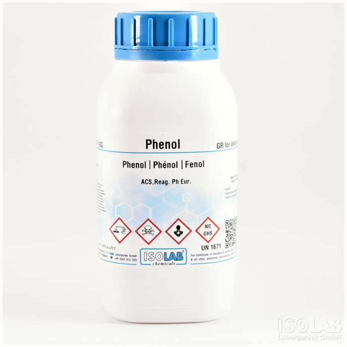 ISOLAB 959.045.0250 PHENOL ≥ 99%,GR FOR ANALYSIS ACS,REAG. PH EUR
