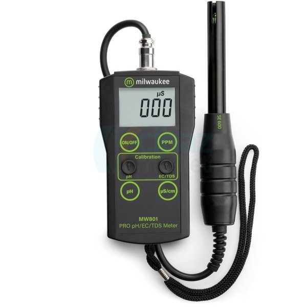 Milwaukee MW801 pH, İletkenlik, TDS Ölçer - Combo Metre - pH,EC,TDS Ölçüm Cihazı