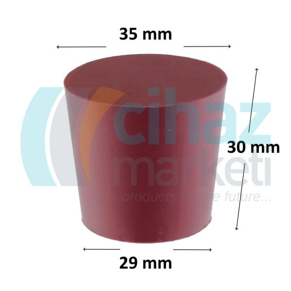 CMT-KT293530 Kauçuk Tıpa 29X35X30 mm - Sızdırmaz Kapak - 1 Adet