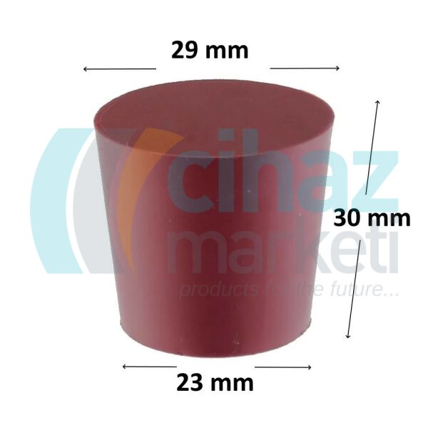 CMT-KT232930 Kauçuk Tıpa 23X29X30 mm - Sızdırmaz Kapak - 1 Adet