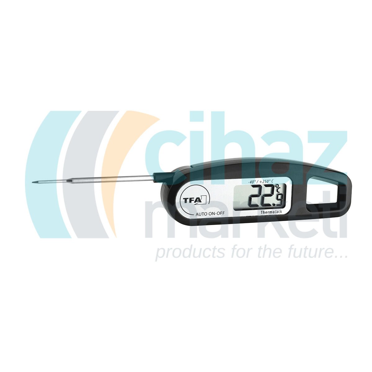 TFA 30.1047.01 THERMO JACK Problu Hassas Gıda Termometresi Siyah