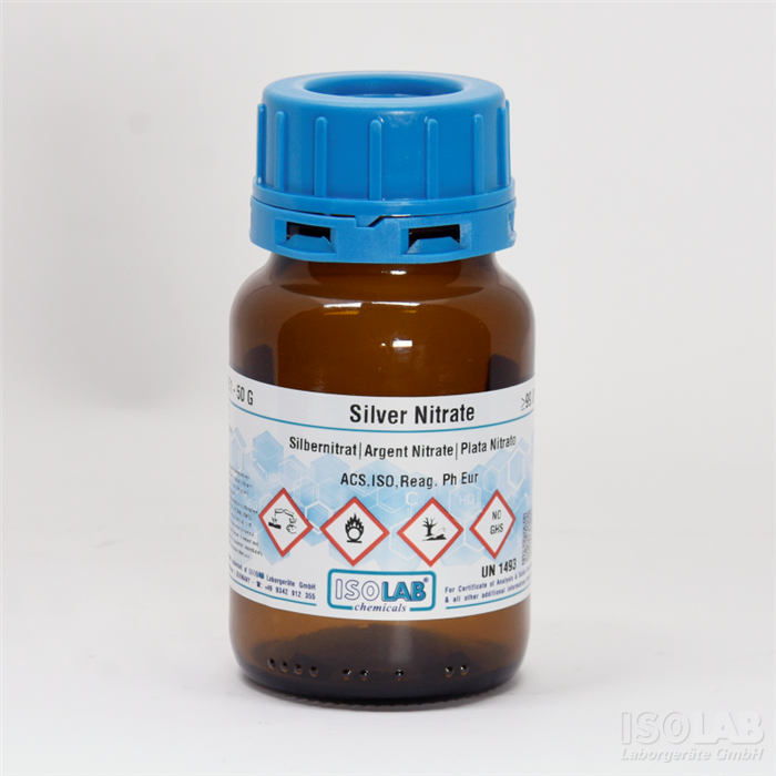 ISOLAB 968.046.0051 SILVER NITRATE  ≥ 99.8%, FOR ANALYSIS ACS,ISO,REAG. PH EUR