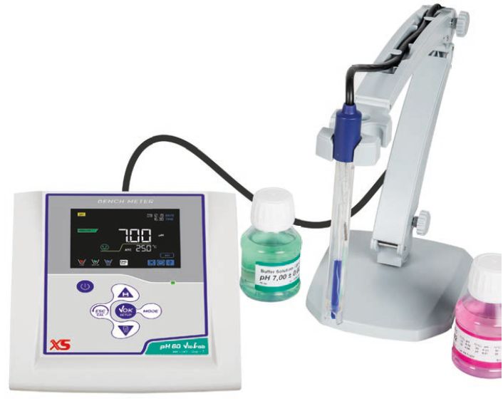 XS Instruments pH 60 VioLab Masaüstü pH Metre + XS 201 T DHS Dijital pH Elektrotu