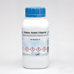 ISOLAB 969.016.1000 SODIUM ACETATE TRIHYDRATE  ≥ 99.5%, FOR ANALYSIS ACS,ISO,REAG. PH EUR
