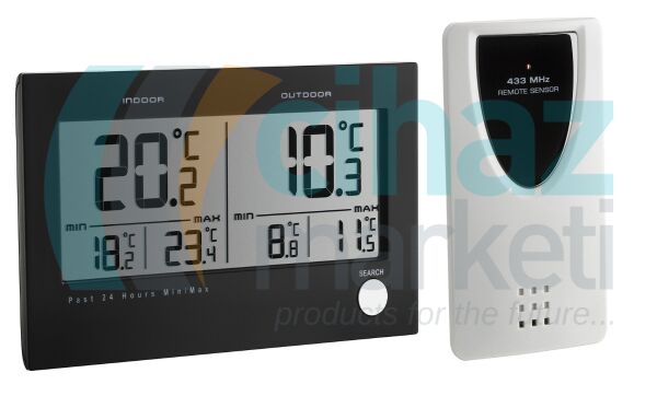 TFA 30.3048 TWIN Kablosuz Alarmlı Termometre