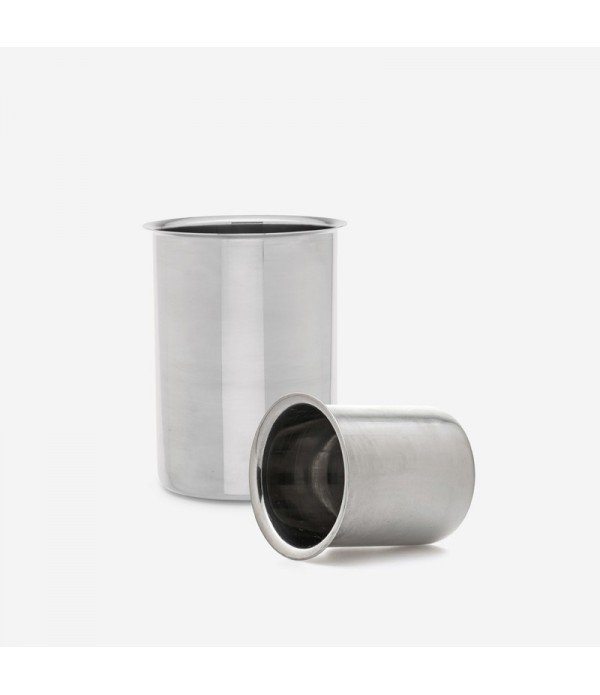 ISOLAB 025.04.250 beher - kısa form - paslanmaz çelik - 250 ml