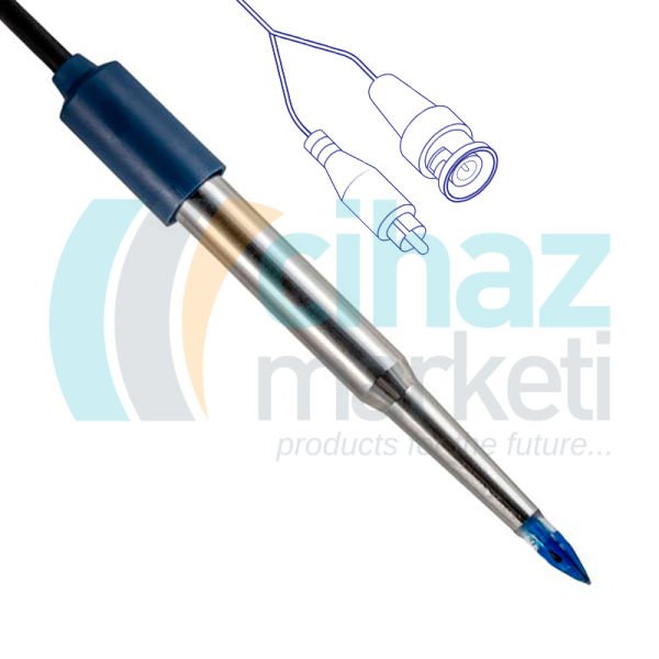 XS Instruments 2 Pore Steel T pH Elektrotu Et ve Peynir Uygulamaları İçin 0…14 pH / 0…80 °C