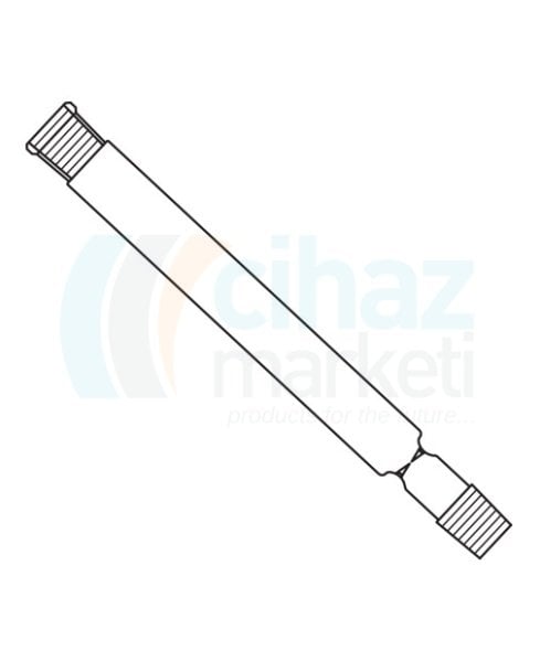 Çalışkan Cam Teknik LG017.01.2950 Hempel Kolunu NS: 29/32, 30 mm Çap, 500 mm Uzunluk