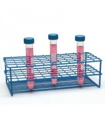 ISOLAB 079.01.106 tüp standı - epoksi kaplı tel - 21 delik - 30 mm tüpler için