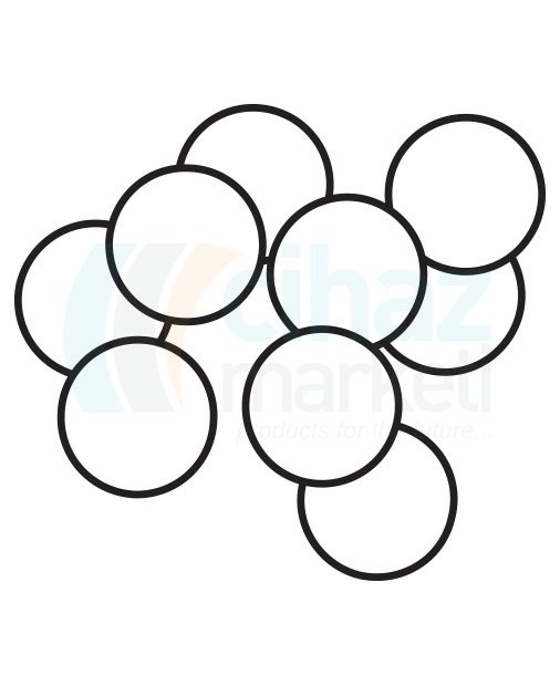 Çalışkan Cam Teknik LG018.01.0006 Cam Boncuk Çap 6 mm