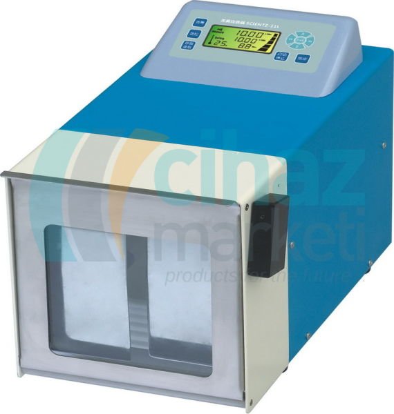 Scientz Scientz-11L Paslanmaz Çelik Ratting Box Laboratuvar Paletli Homojenizatör