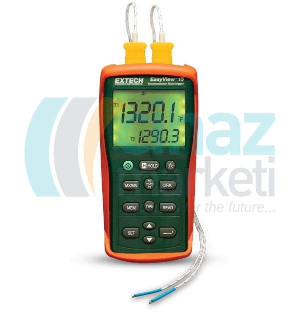 Extech EA15 İki Kanallı Sıcaklık Kayıt Cihazı