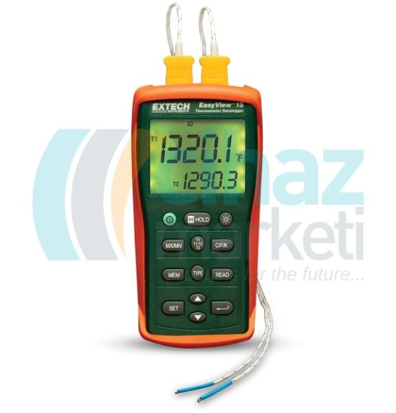 Extech EA15 İki Kanallı Sıcaklık Kayıt Cihazı