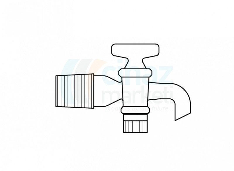 Çalışkan Cam Teknik LG002.14.1926 Şilifli Musluk, PTFE NS : 19/26