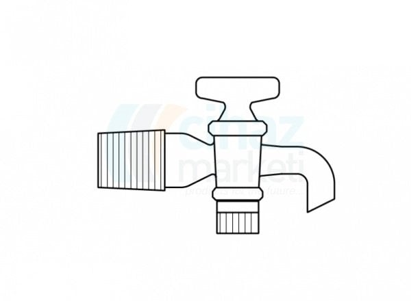Çalışkan Cam Teknik LG002.14.1926 Şilifli Musluk, PTFE NS : 19/26