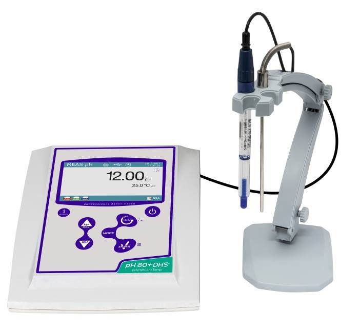 XS Instruments pH 80+ DHS Masaüstü pH Metre + XS Standart DHS Dijital pH Elektrotu