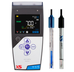 XS Instruments PC 70 Vio Taşınabilir Multiparametre Ölçer + XS 201 T pH Elektrotu + 2301T İletkenlik Hücresi