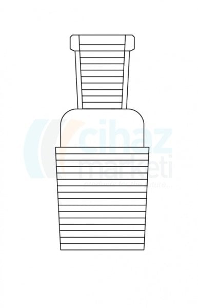 Çalışkan Cam Teknik LG003.01.2929 Adaptör Erkek NS: 29/32, Dişi NS: 29/32